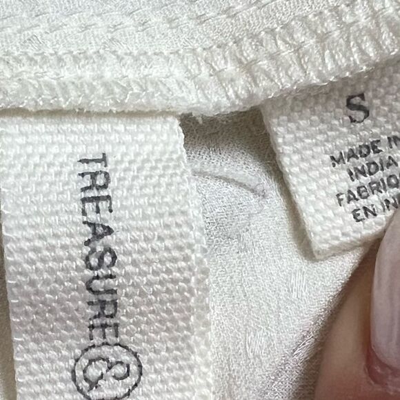 Ivory Business Casual Tie Sleeve Blouse - Picture 10 of 10